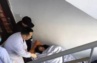 敦化市病人院后返乡